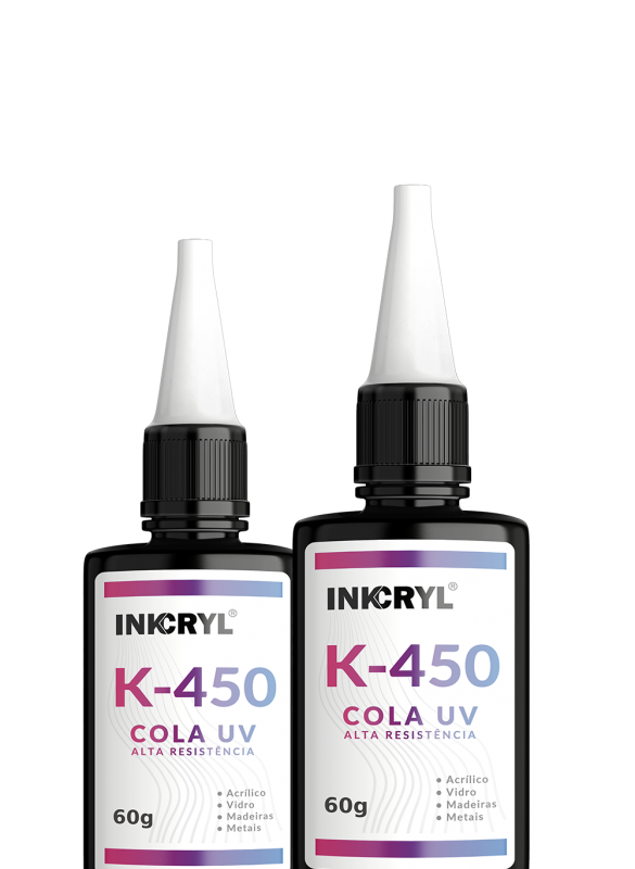 inkcryl cola acrilico uv k-450